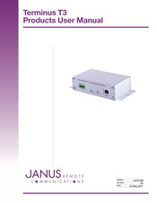 Janus Remote Communications Terminus T3 Product User Manual