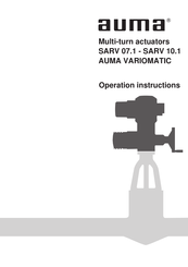 AUMA VARIOMATIC SARV 10.1 Operation Instructions Manual