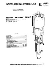 Graco KING 207-568 Instructions-Parts List Manual