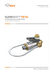 Weh CLICKMATE TW154 Operating Instructions Manual