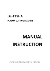 HUAYUAN LG-125HA Manual Instruction