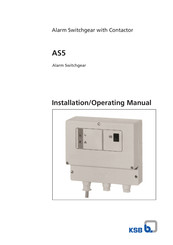 KSB AS5 Installation And Operating Manual