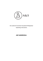 A&S ASF-460WEXDA+ Operating Instructions Manual