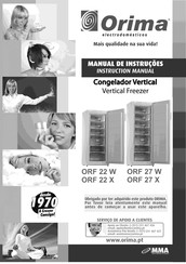 Orima ORF 27 W Instruction Manual