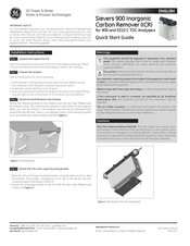 GE Sievers ICR 900 Quick Start Manual