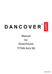 Dancover TITAN Arch 90 Manual