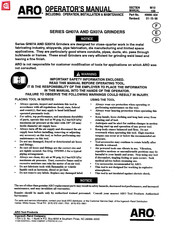 ARO GH07A-12RC-2 Operator's Manual
