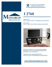 Monarch Specialties I 2760 Assembly Instructions Manual