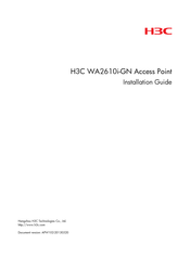 H3C WA2610i-GN Installation Manual
