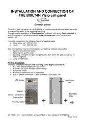 INTRATONE Visio 02-0166-EN Installation And Connection