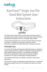 natus XactTrace User Instructions