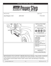 AMP Research Power Step 77121-01A Installation Manual