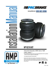Pacbrake HP10216 Installation Manual