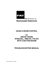 PAT DS350 G Troubleshooting Manual