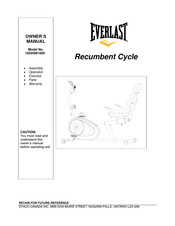 Everlast 16205981000 Owner's Manual