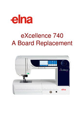 ELNA 740 EXCELLENCE - Replacement Manual