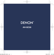 Denon AH-GC30 Manual