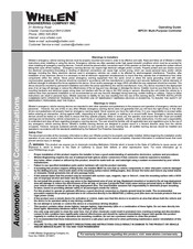 Whelen Engineering Company MPC01 Operating Manual