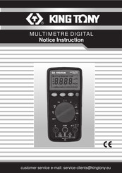 King Tony 9DM1371 Instruction Manual
