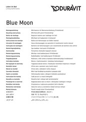 DURAVIT Blue Moon Mounting Instructions