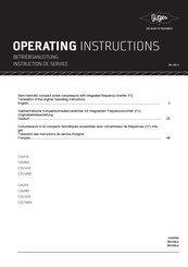 Bitzer CSVH3 Operating Instructions Manual