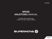 SUPERNOVA BROSE Manual