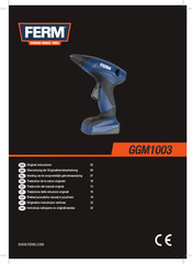 Ferm GGM1003 Original Instructions Manual