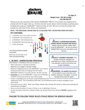 Slackers Ninjaline Pro Kit Manual