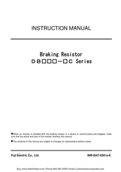 Fuji Electric DB11-2C Instruction Manual
