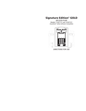 Alaris Signature Edition GOLD 7130 Directions For Use Manual