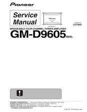 Pioneer GM-D9605 Service Manual