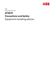ABB AFS670 Safety Instructions