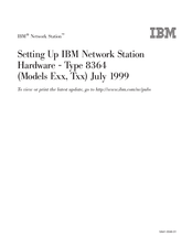 IBM Network Station 8364 Setting Up
