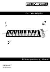 Funkey RP-37 Kids Rollpiano Manual