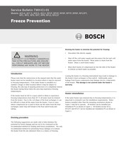 bosch RP3P Service Bulletin