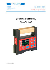 WYLER BlueCLINO Operator's Manual