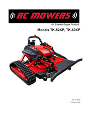 Rc Mowers Tk 52xp Manuals Manualslib