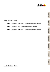 Axis Q60-E Series Installation Manual