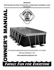 Quik Swim Pool QS 142548 Owner's Manual