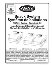 Hatco SNACK Series Installation And Operating Manual
