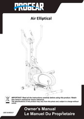 ProGear Air Elliptical 1307 Owner's Manual