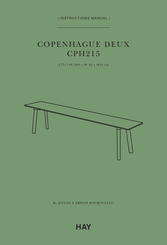 Hay COPENHAGUE DEUX CPH215 Instruction Manual