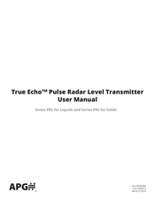APG True Echo PRS Series User Manual