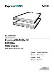 NEC Express5800/R110e-1E User Manual