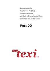 Texi Post DD Operation Manual