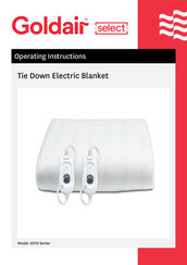 Goldair Select GSTD Series Operating Instructions Manual