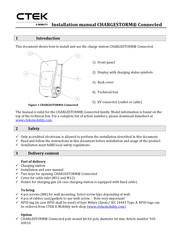 CTEK E-MOBILITY CHARGESTORM Connected Installation Manual