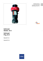 Stahl SolConeX 8571/12 Series Operating Instructions Manual