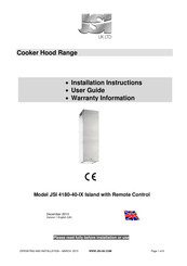 JSI 4180-40-IX Installation Instructions, User Manual, Warranty Information