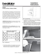 Heatilator WTB33 Installation Instructions
